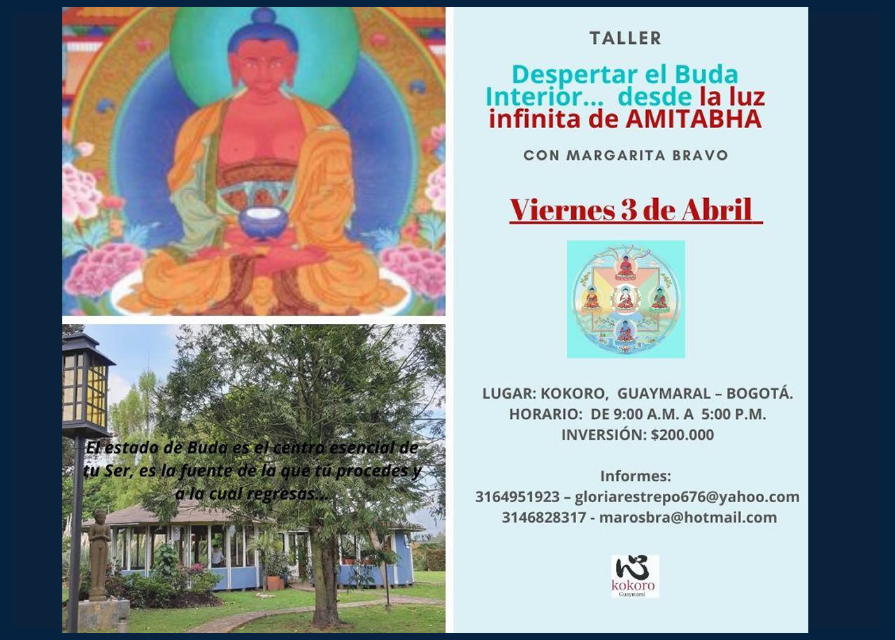 Taller Despertar el Buda Interior desde La Luz Infinita de Amitabha